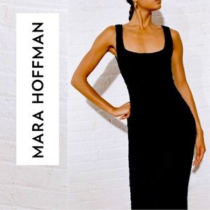 Mara Hoffman Sloan Tank Midi Popcorn Dress